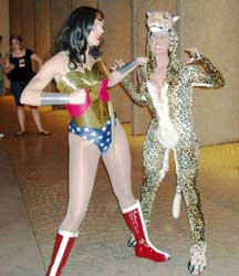Wounder Woman and Cat Girl